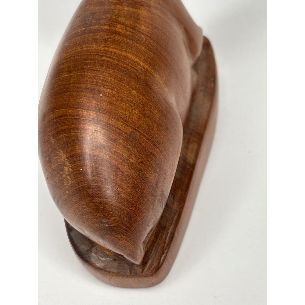 Gazelle Figurines Set of 2 Brown‎ Wood Hand Carved Vintage Pair AS IS - Picture 6 of 16